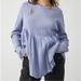 Free People Tops | Free People We The Free Oh My Babydoll Thermal Frozen Violet | Color: Blue/Purple | Size: S