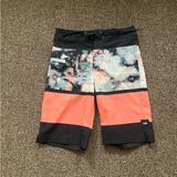 Vans Swim | Boys Vans Board Shorts/Trunks | Color: Black/Orange | Size: 10b