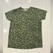 Athleta Tops | Athleta Ultimate Train Tee Green Camouflage Gym Studio Short Sleeve Women Small | Color: Green | Size: S