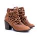 Free People Shoes | Free People Women's Carrera Distressed Woven Strappy Ankle Bootie Size 39 Us 9 | Color: Brown | Size: 9