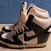 Nike Shoes | Nike Black & White High Top Shoes Womens Size 9 | Color: Black/White | Size: 9