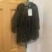 Zara Dresses | Bnwt Zara 4-5 Black Clip Dot Jacquard Dress Black Sheer With Gold Dots | Color: Black/Gold | Size: 4g