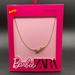 Zara Jewelry | Barbie Zara Official Movie Necklace - Hard To Find! New In Box! | Color: Gold | Size: Os