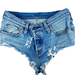 Levi's Jeans | Levi’s Destroyed Denim Shorts Size 24 | Color: Blue | Size: 24