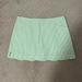 Lilly Pulitzer Shorts | 4 Lilly Pulitzer Green & White Seersucker Skort | Color: Green/White | Size: 4