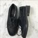 Coach Shoes | Coach Erica Black Calf Hair Lace Up Oxford Flats Sz 6 | Color: Black | Size: 6