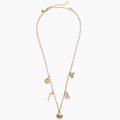 Madewell Jewelry | 28. Nwt Madewell Cabana Charm Necklace | Color: Gold | Size: Os
