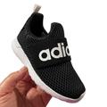 Adidas Shoes | Adidas Toddler Boys Slip On Sneaker Size 8k Black Lightweight & Comfortable Shoe | Color: Black/White | Size: 8b