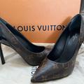 Louis Vuitton Shoes | Authentic Louis Vuitton Cherie Pumps | Color: Brown | Size: 37.5