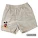 Disney Bottoms | Disney Vintage Mickey Mouse Kids Khaki Cotton Shorts Toddler Size 3t | Color: Tan | Size: 3tb