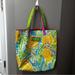 Lilly Pulitzer Bags | Lilly Pulitzer For Este Lauder Lemon Print Tote Bag | Color: Green/Yellow | Size: Os