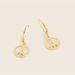 J. Crew Jewelry | J.Crew Demi Fine 14k Gold Plated Peace Sign Earrings | Color: Gold | Size: Os