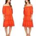 Kate Spade Dresses | Kate Spade Broome Street Ruffle Dress | Color: Red | Size: L