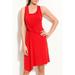 Michael Kors Dresses | Michael Kors Gathered Red Stretch-Jersey Dress~P (Xs/S)~Stylish | Color: Red | Size: S