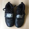 Nike Shoes | Kids Nike Velcro Shoes/Sneakers, Size 5y, Black Tennis Shoes | Color: Black/Gray | Size: 5b