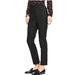 Kate Spade Pants & Jumpsuits | Kate Spade High Waist Slim Straight Ankle Smockled Waist Side Zip Trouser Pants | Color: Black/Gold | Size: 2