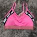 Nike Intimates & Sleepwear | Never Worn | Nike Sports Bra | Pink And Black With Nike Logo | Medium | Color: Black/Pink | Size: M