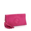 Gucci Bags | Authentic Gucci Soho Leather Clutch - Pink / Magenta - With Tags | Color: Pink | Size: Os