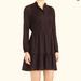 J. Crew Dresses | Black J.Crew Chiffon Ruffle Mini Dress, Size 4 | Color: Black | Size: 4