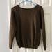 J. Crew Sweaters | J Crew Forrest Green Wool Blend Crew Neck Sweater | Color: Brown/Green | Size: M