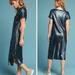 Anthropologie Dresses | Moulinette Soeurs Antro Sequined Interstellar Navy Jewel Tone Tunic Shirt Dress | Color: Blue | Size: S