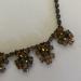 J. Crew Jewelry | J Crew Bronze, Champagne And Grey Rhinestone Necklace | Color: Brown/Gray | Size: Os