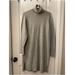 J. Crew Dresses | J. Crew Wool Alpaca Blend Heathered Gray Turtleneck Sweater Dress Size Small | Color: Gray | Size: S