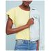 Anthropologie Tops | Anthropologie T.La Road Trip Flutter Sleeve Tee | Color: Yellow | Size: M