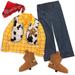 Disney Costumes | Disney Pixar Woody Costume For Kids | Color: Blue/Yellow | Size: 5/6