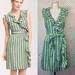 Kate Spade Dresses | Kate Spade Aubrey Silk Ruffle Trim Wrap Dress | Color: Green/White | Size: 2