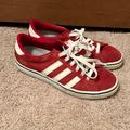 Adidas Shoes | Adidas Americana Red Suede Skateboard Shoe | Color: Red | Size: 7