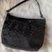 Coach Bags | Authentic Coach Signature Black Canvas Purse Euc | Color: Black | Size: Os