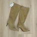 Zara Shoes | Bnwt Zara Tan Point Toe Suede Leather Boots 36 | Color: Cream/Tan | Size: 6