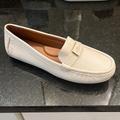 Coach Shoes | Brand New, Genuine Leather Coach Loafers, Off White Size 8.5 | Color: Cream | Size: 8.5