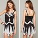 Free People Dresses | Free People Intimately In And Out Ditsy Floral Slip Dress Black White | Color: Black/White | Size: Xs