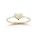 Anthropologie Jewelry | Gold Heart Ring From Anthropologie- Womens Jewelry ~Size 7 | Color: Gold/Tan | Size: Os