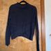 Free People Sweaters | Free People Knit Hippy Navy Blue/Gray Sweater | Color: Blue/Gray | Size: Xs