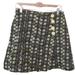 Anthropologie Skirts | Anthropologie | Elevenses Embroidered Circle Design Wrap Skirt | Color: Black/Green | Size: 4