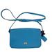 Coach Bags | Coach Blue Leather Turn Lock Crossbody Bag | Small Size | Color: Blue/Silver | Size: Os