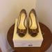 Coach Shoes | Coach Peep Toe Wedges | Color: Brown/Tan | Size: 7.5