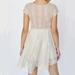 Free People Dresses | Free People Victoria Embellished Mini Dress Nwot | Color: Cream/White | Size: S