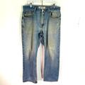 Levi's Jeans | Levi's 505 Denim Jeans Mens Size 33 Blue Regular Fit Straight 33x30 Distressed | Color: Blue | Size: 33