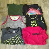 Nike Shirts & Tops | Boys X Lg 3 Short Sleeves, 3 Tanks Jordan And Nike | Color: Black | Size: Xlb