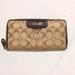 Coach Bags | Coach Wallet Signature Jacquard | Color: Brown/Tan | Size: Os