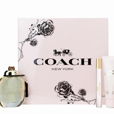 Coach Bath & Body | Coach Perfume Set | Color: Cream/Pink | Size: Os