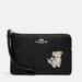 Coach Bags | Coach Corner Zip Wristlet With Happy Dog | Color: Black/Silver | Size: Os
