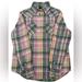 Polo By Ralph Lauren Tops | Final Sale: Woman’s Polo Ralph Lauren Relax Fit Cotton Shirt | Color: Green/Tan | Size: S
