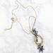 J. Crew Jewelry | J. Crew Statement Pendant Necklace Size Os | Color: Blue/Gold | Size: Os