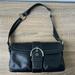 Coach Bags | Coach Leather Shoulder Bag - Black | Color: Black | Size: Os