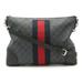 Gucci Bags | Gucci Gg Supreme Webline Messenger Bag Shoulder Bag Black Red | Color: Black | Size: Os